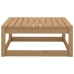 Muebles de jardín 9 piezas marrón miel madera maciza de pino