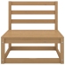 Muebles de jardín 8 piezas marrón miel madera maciza de pino