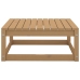 Muebles de jardín 8 piezas marrón miel madera maciza de pino