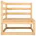 Juego de muebles de jardín 9 piezas madera maciza de pino