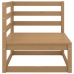 Juego de muebles de jardín 9 piezas madera maciza de pino