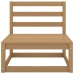 Juego de muebles de jardín 9 piezas madera maciza de pino
