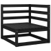 Juego de muebles de jardín 8 piezas madera maciza de pino