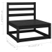 Juego de muebles de jardín 13 piezas madera maciza de pino