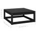 Juego de muebles de jardín 13 piezas madera maciza de pino