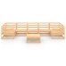 Juego de muebles de jardín 8 piezas madera maciza de pino
