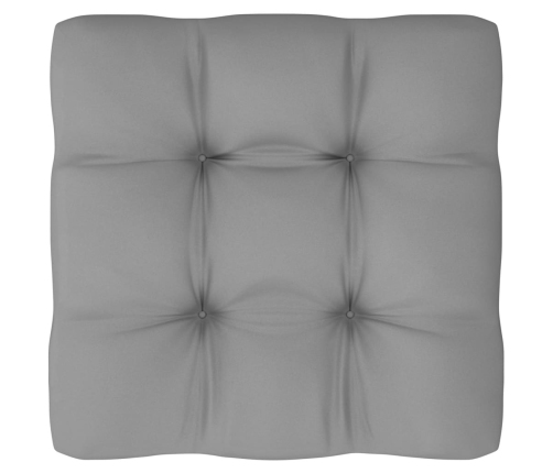 Juego de muebles de jardín 9 pzas y cojines madera pino maciza