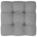 Juego de muebles de jardín 9 pzas y cojines madera pino maciza