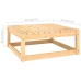 Muebles de jardín 6 piezas con cojines de madera de pino maciza