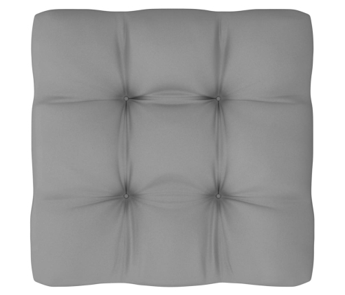 Juego de muebles de jardín 8 pzas y cojines madera maciza pino