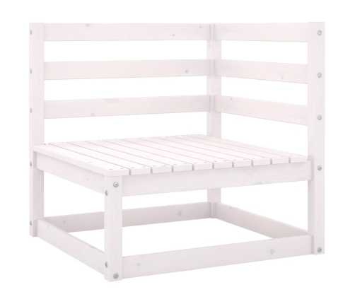 Juego de muebles de jardín 5 pzas y cojines madera pino maciza