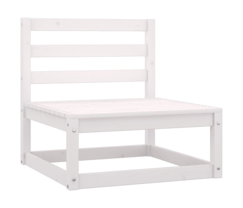 Juego de muebles de jardín 5 pzas y cojines madera pino maciza