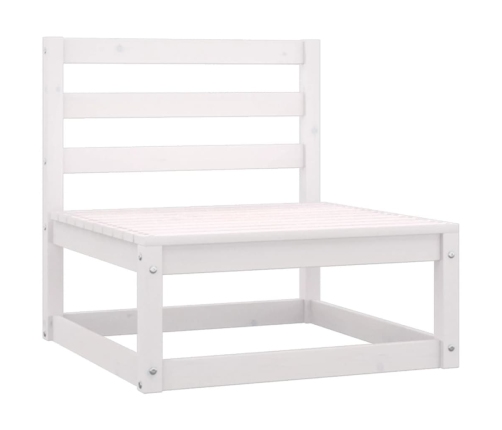 Juego de muebles de jardín 5 pzas y cojines madera pino maciza
