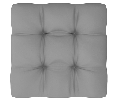 Juego de muebles de jardín 8 pzas y cojines madera maciza pino