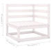 Juego de muebles de jardín 9 pzas y cojines madera maciza pino