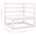 Juego de muebles de jardín 6 pzas y cojines madera maciza pino