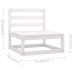 Juego de muebles de jardín 6 pzas y cojines madera maciza pino