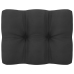 Set muebles jardín 7 pzas con cojines madera maciza pino blanco