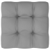 Juego de muebles de jardín 9 pzas y cojines madera maciza pino