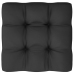 Set de muebles de jardín 11 pzas con cojines madera pino blanco