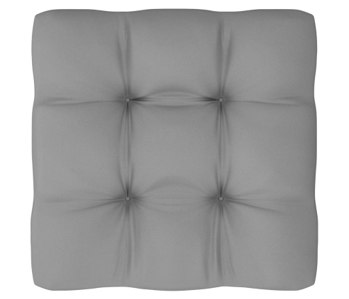 Juego de muebles de jardín 6 pzas y cojines madera maciza pino