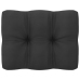 Set muebles jardín 6 pzas con cojines madera maciza pino blanco