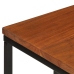 Mesa auxiliar de madera maciza de acacia 35x45x65 cm