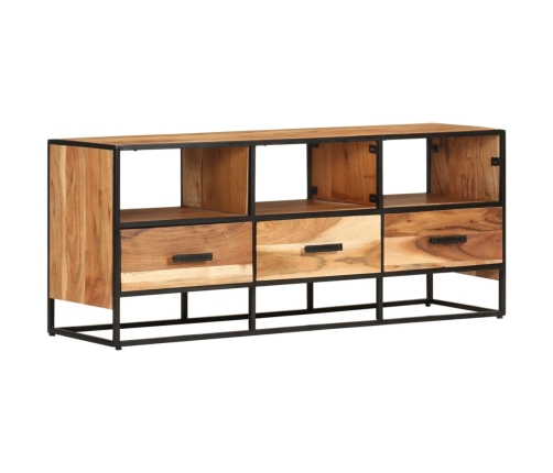 Mueble para la TV madera maciza de acacia 110x30x45 cm