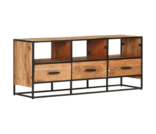 Mueble para la TV madera maciza de acacia 110x30x45 cm