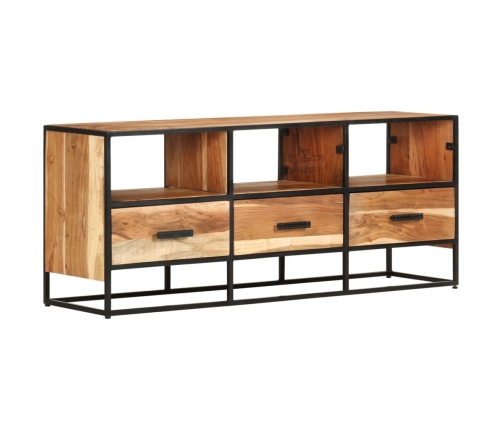 Mueble para la TV madera maciza de acacia 110x30x45 cm