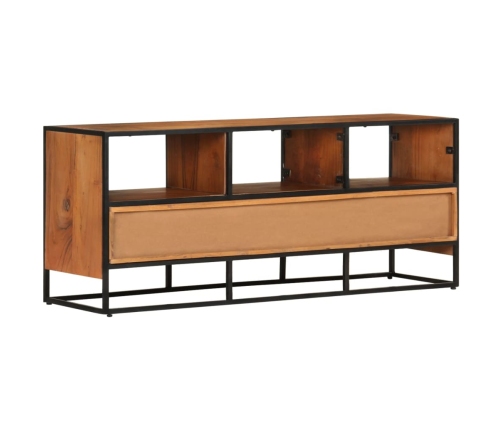 vidaXL Mueble para la TV madera maciza de acacia 110x30x45 cm