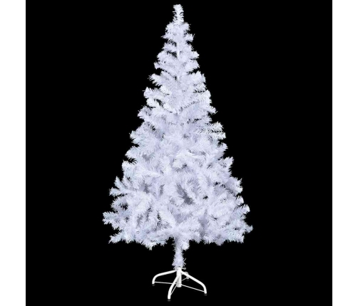 Árbol de Navidad artificial con luces y bolas 230 ramas 120 cm