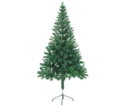 Árbol de Navidad artificial con luces y bolas 380 ramas 150 cm