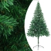 Árbol de Navidad artificial con luces y bolas 564 ramas 180 cm