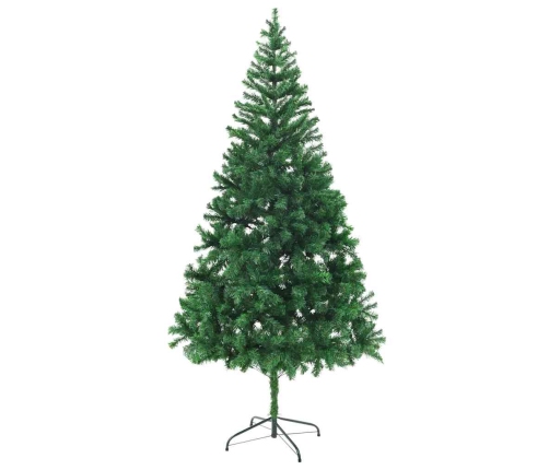 Árbol de Navidad artificial con luces y bolas 910 ramas 210 cm