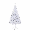 Árbol de Navidad artificial con luces y bolas 620 ramas 180 cm