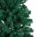 Árbol de Navidad preiluminado con luces y bolas verde 150 cm