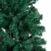 Árbol de Navidad preiluminado con luces y bolas verde 180 cm