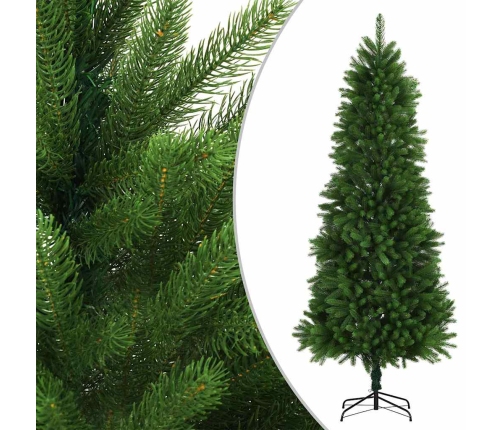 Árbol de Navidad artificial con luces y bolas verde 240 cm