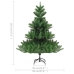 Árbol de Navidad abeto Nordmann con LEDs y bolas verde 120 cm