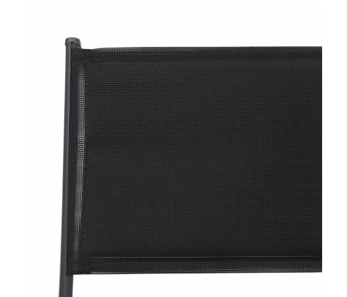 Juego de comedor para jardín 7 piezas acero