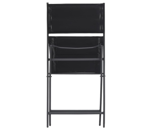 Juego de comedor para jardín 9 piezas acero