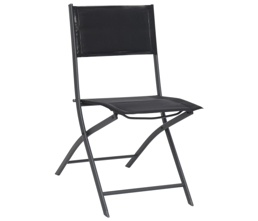 Juego de comedor de jardín 9 piezas acero