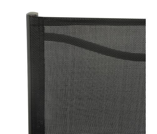 Juego de comedor para jardín 7 piezas acero