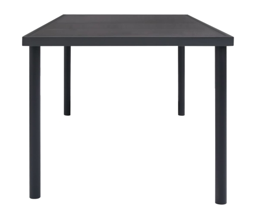Juego de comedor para jardín 7 piezas acero