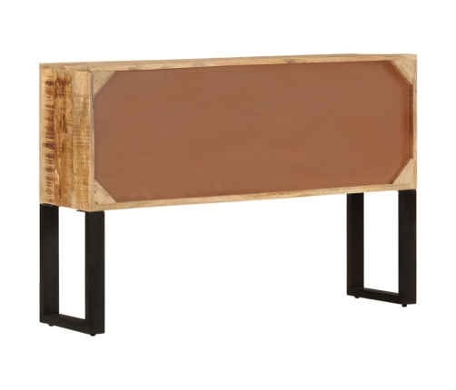 Aparador de madera de mango rugosa 110x30x74 cm