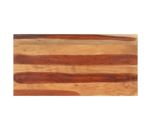 Tablero de mesa madera maciza de acacia 120x60x(2,5-2,7) cm