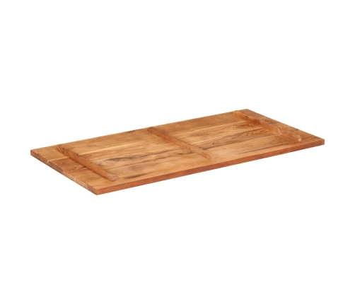 Tablero de mesa madera maciza de acacia 120x60x(2,5-2,7) cm