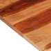 Tablero de mesa madera maciza de acacia 120x60x(2,5-2,7) cm