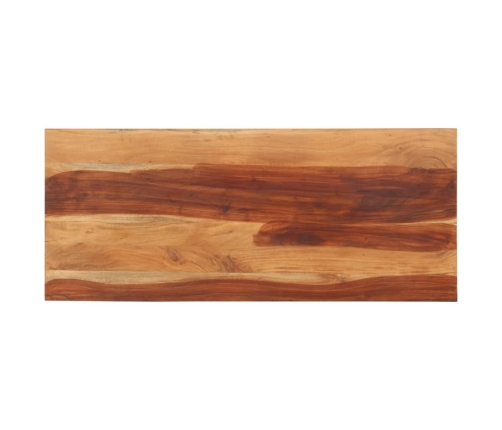 Tablero de mesa madera maciza de acacia 140x60x(2,5-2,7) cm